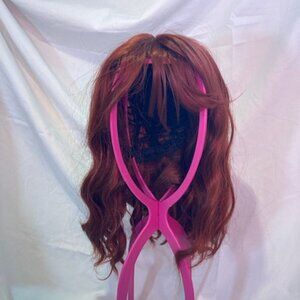 Short Red Synthetic Personally Styled Wig